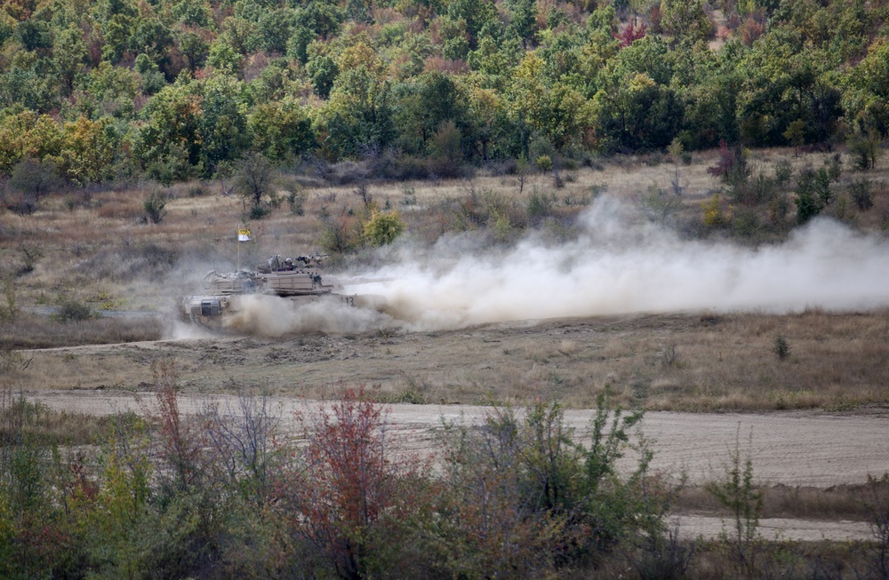 1st ABCT, 1st Infantry Division, M1A2 Table III Gunnery at Novo Selo Training Area