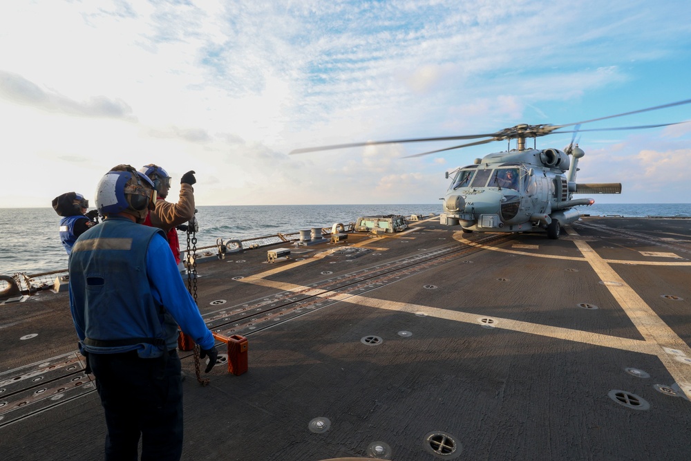 USS Bainbridge (DDG 96) Helicopter Flight Operations