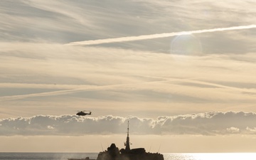 Neptune Strike 25-3 Ships Sail in Formation
