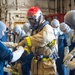 USS Carl Vinson conducts a damage control drill