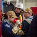 USS Carl Vinson conducts a damage control drill