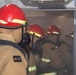 USS Carl Vinson conducts a damage control drill