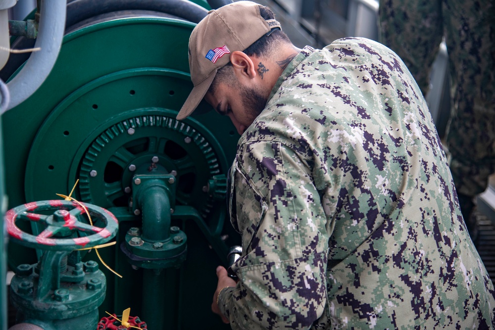 USS Carl Vinson conducts routine operations
