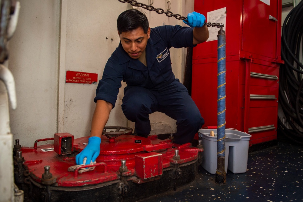 USS Carl Vinson conducts routine operations