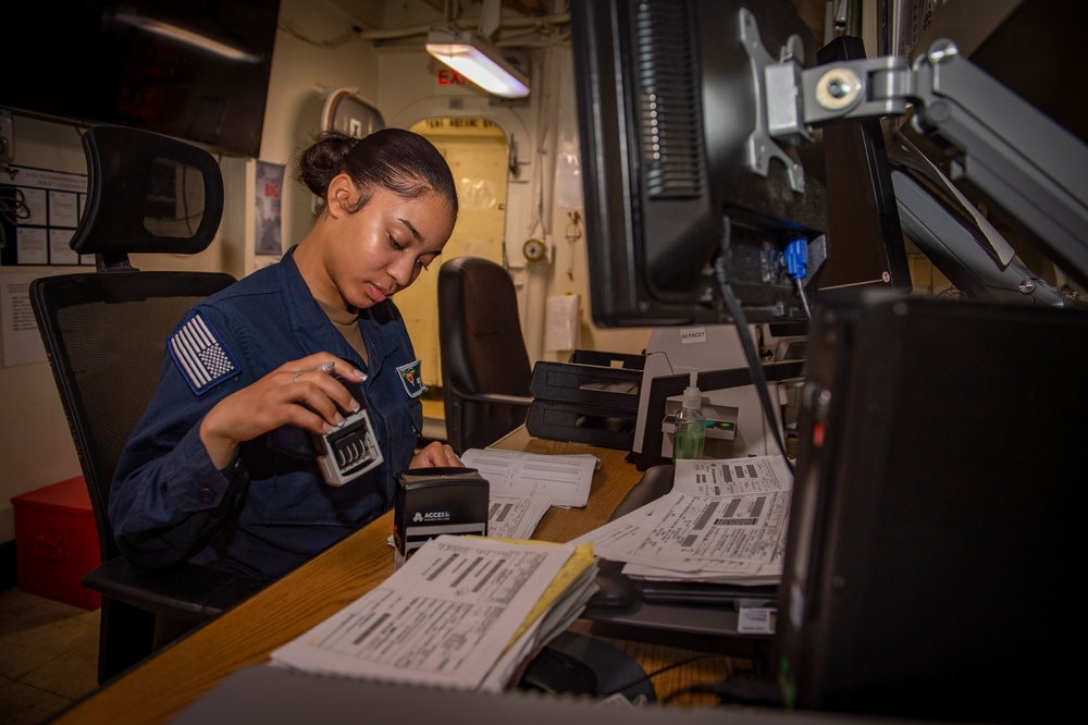 USS Carl Vinson conducts routine operations