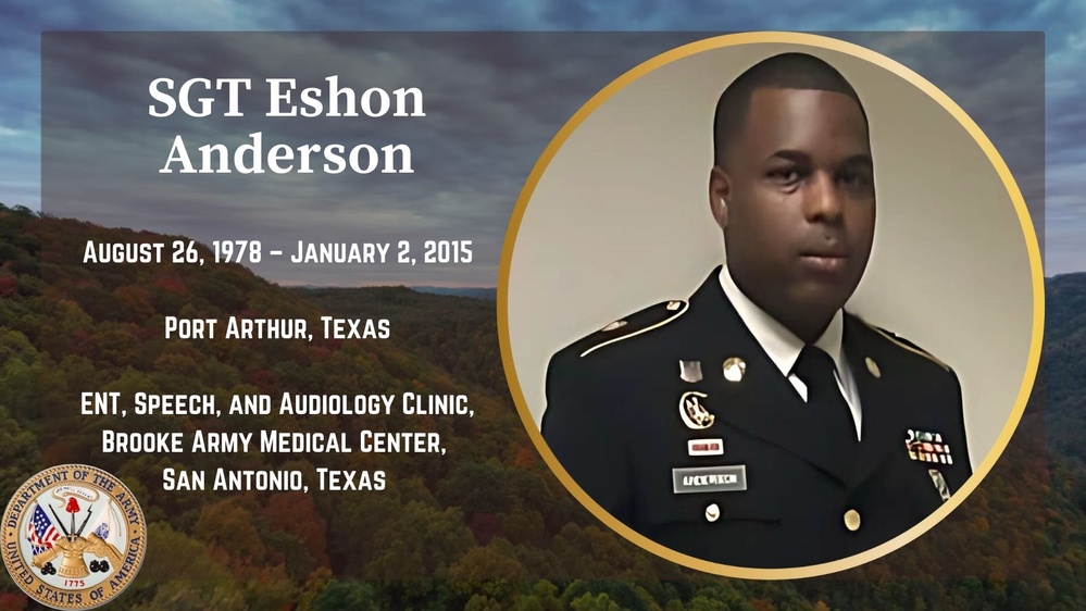 SGT Eshon Anderson