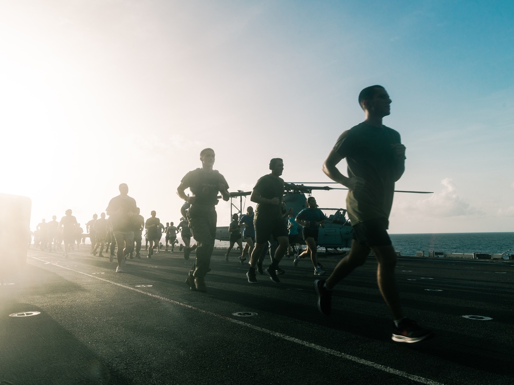 22nd MEU(SOC) | 9-11 Memorial Run during Deployment
