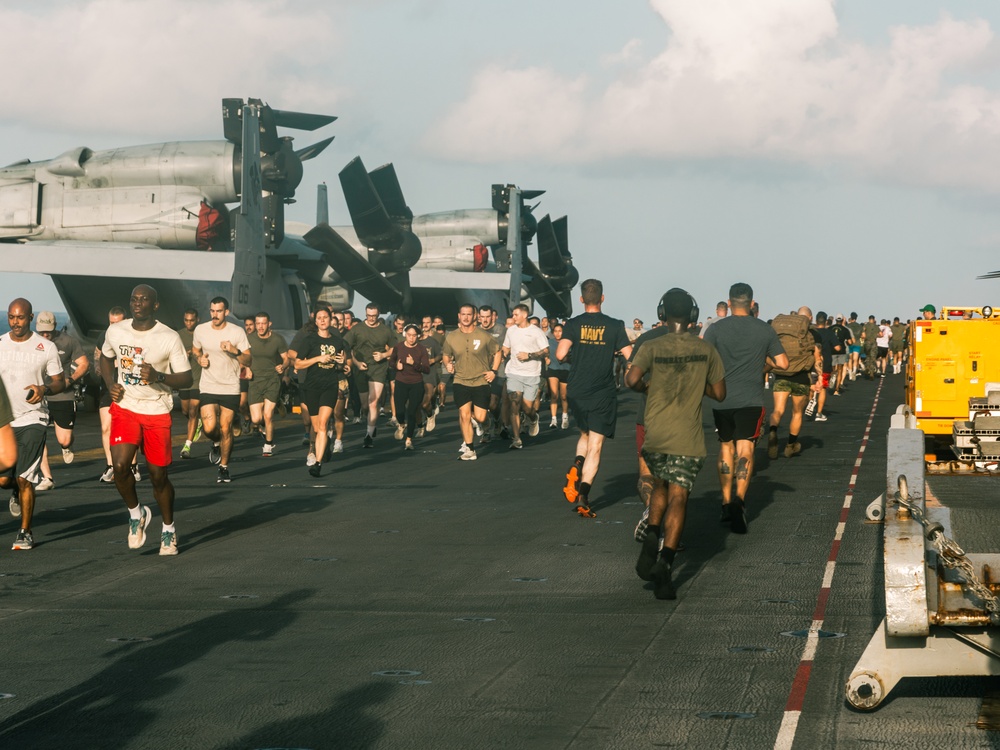 22nd MEU(SOC) | 9-11 Memorial Run during Deployment