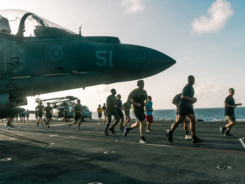 22nd MEU(SOC) | 9-11 Memorial Run during Deployment
