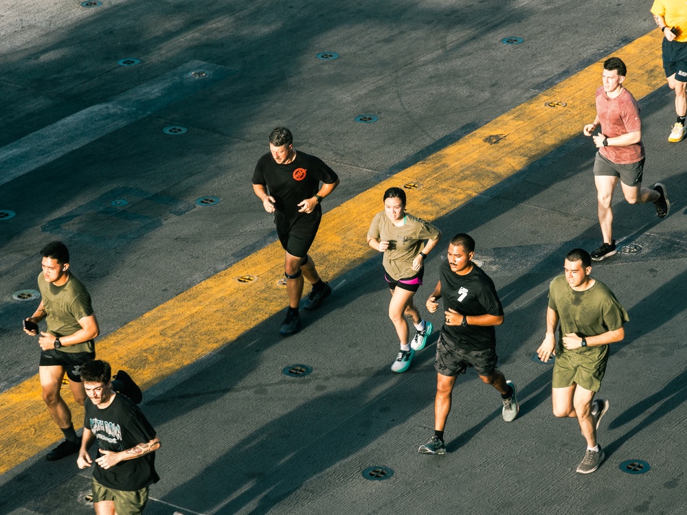 22nd MEU(SOC) | 9-11 Memorial Run during Deployment