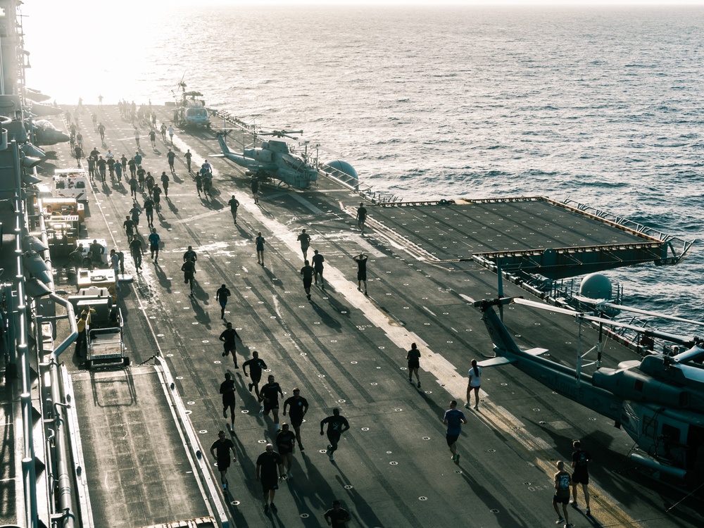 22nd MEU(SOC) | 9-11 Memorial Run during Deployment