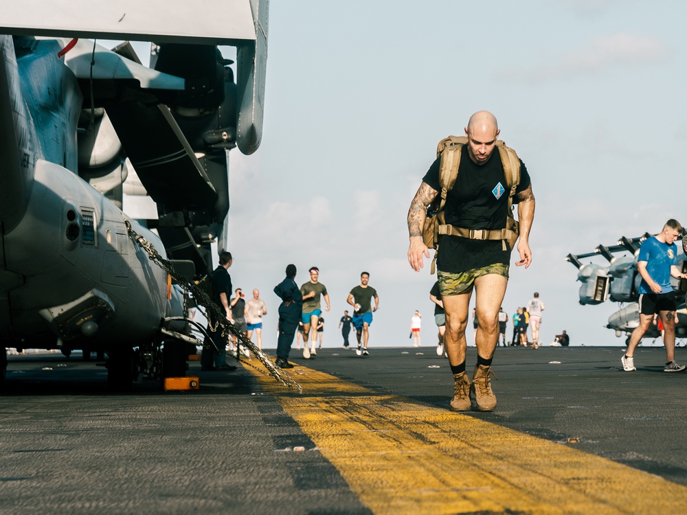 22nd MEU(SOC) | 9-11 Memorial Run during Deployment