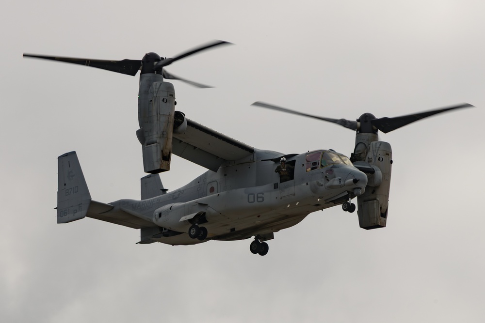 America’s Air Show 2025 Day 2: USMC MV-22 Osprey Demo