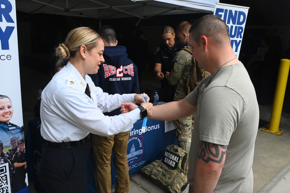 D.C. National Guard supports DMV Law Enforcement Career Fair