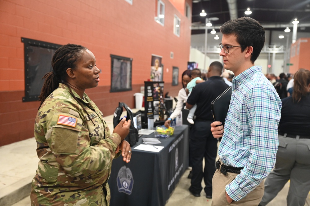 D.C. National Guard supports DMV Law Enforcement Career Fair