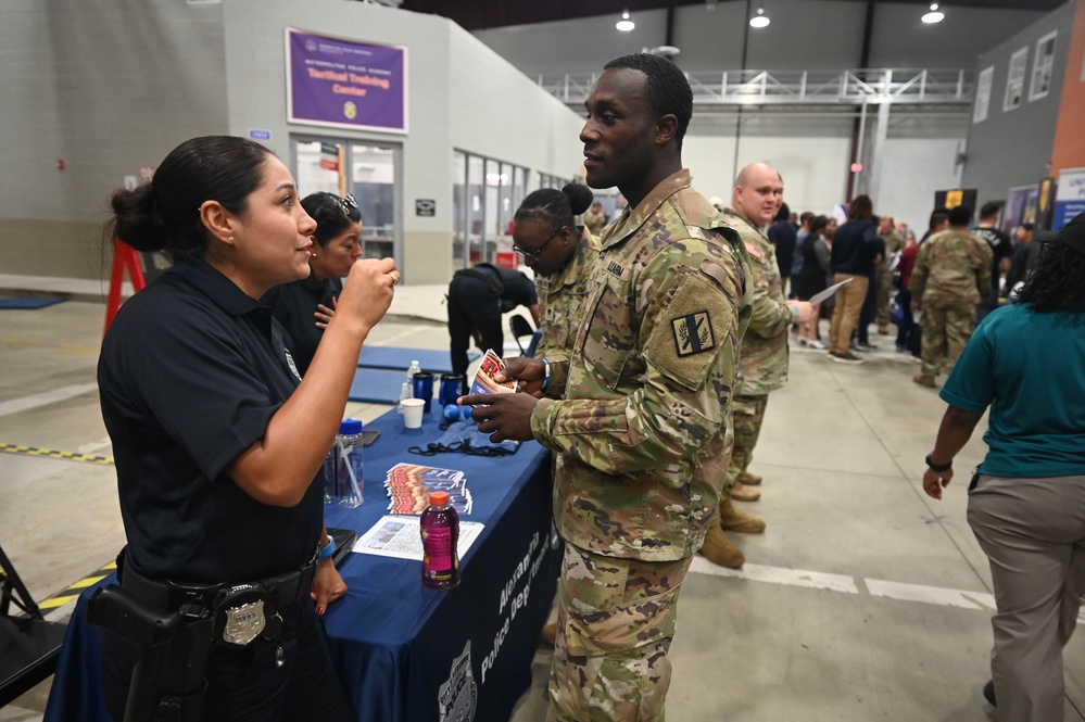 D.C. National Guard supports DMV Law Enforcement Career Fair