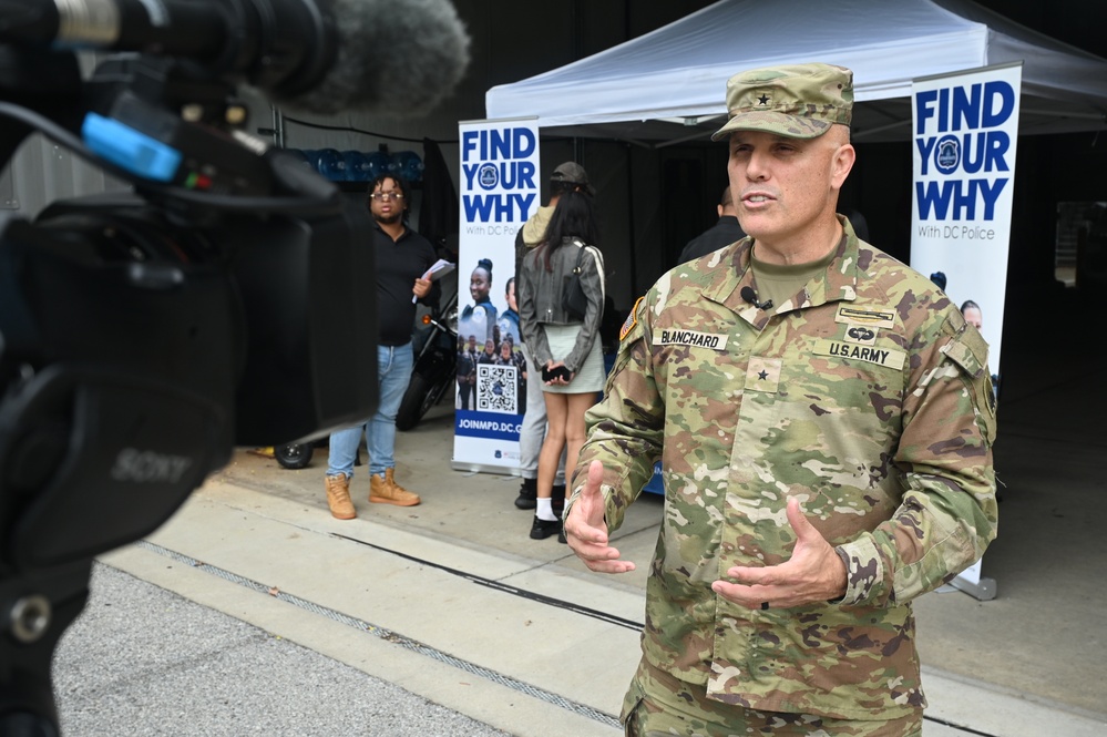 D.C. National Guard supports DMV Law Enforcement Career Fair