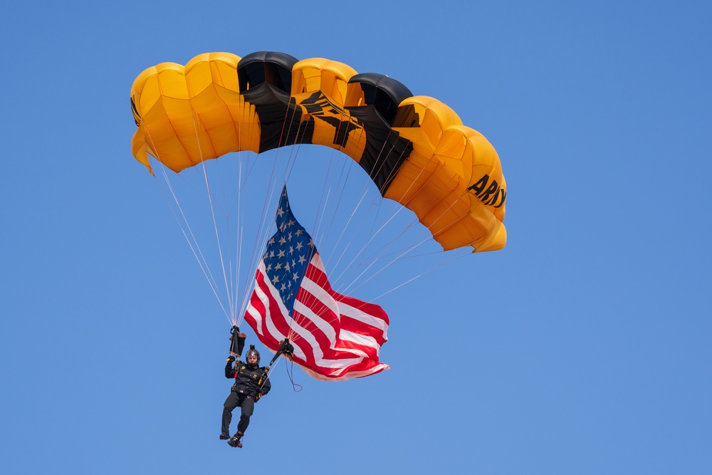 U.S. Army Parachute Team jumps for Pueblo Air Show
