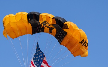 U.S. Army Parachute Team jumps for Pueblo Air Show