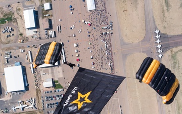 U.S. Army Parachute Team jumps for Pueblo Air Show