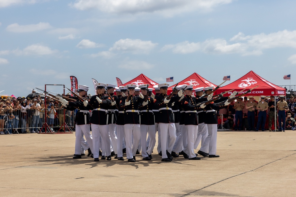 America’s Air Show 2025 Day 2: USMC Silent Drill Platoon