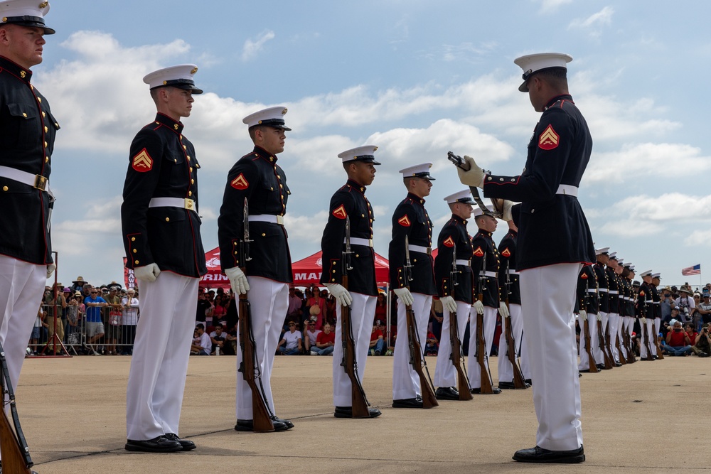America’s Air Show 2025 Day 2: USMC Silent Drill Platoon