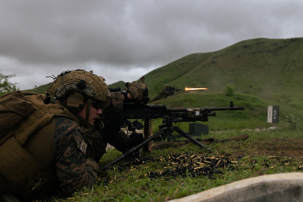 22nd MEU(SOC) | BLT 3/6 H&amp;S M240B Sustainment Range