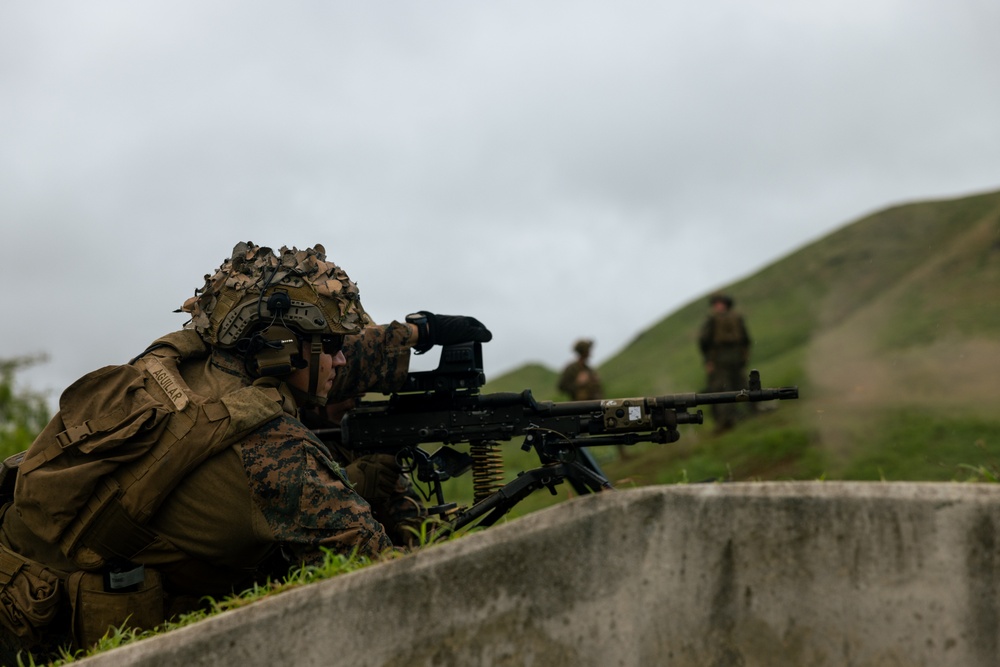 22nd MEU(SOC) | BLT 3/6 H&amp;S M240B Sustainment Range