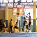 USS Frank Cable (AS 40) Sailors participate in a basketball game with Philippine sailors