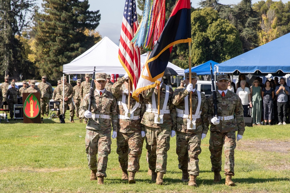 63rd Readiness Division's Change of Command