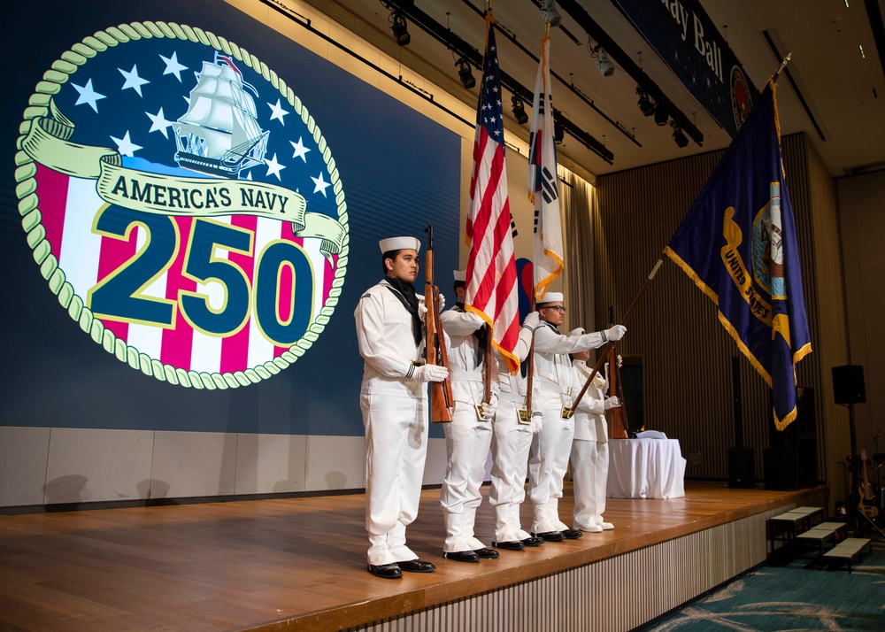 C7F Attends the 250th Navy Birthday Ball in Busan