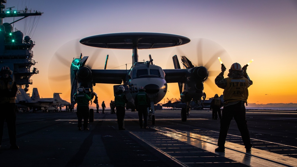 USS Gerald R. Ford (CVN 78) Twilight Flight Operations