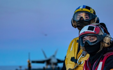 USS Gerald R. Ford (CVN 78) Twilight Flight Operations