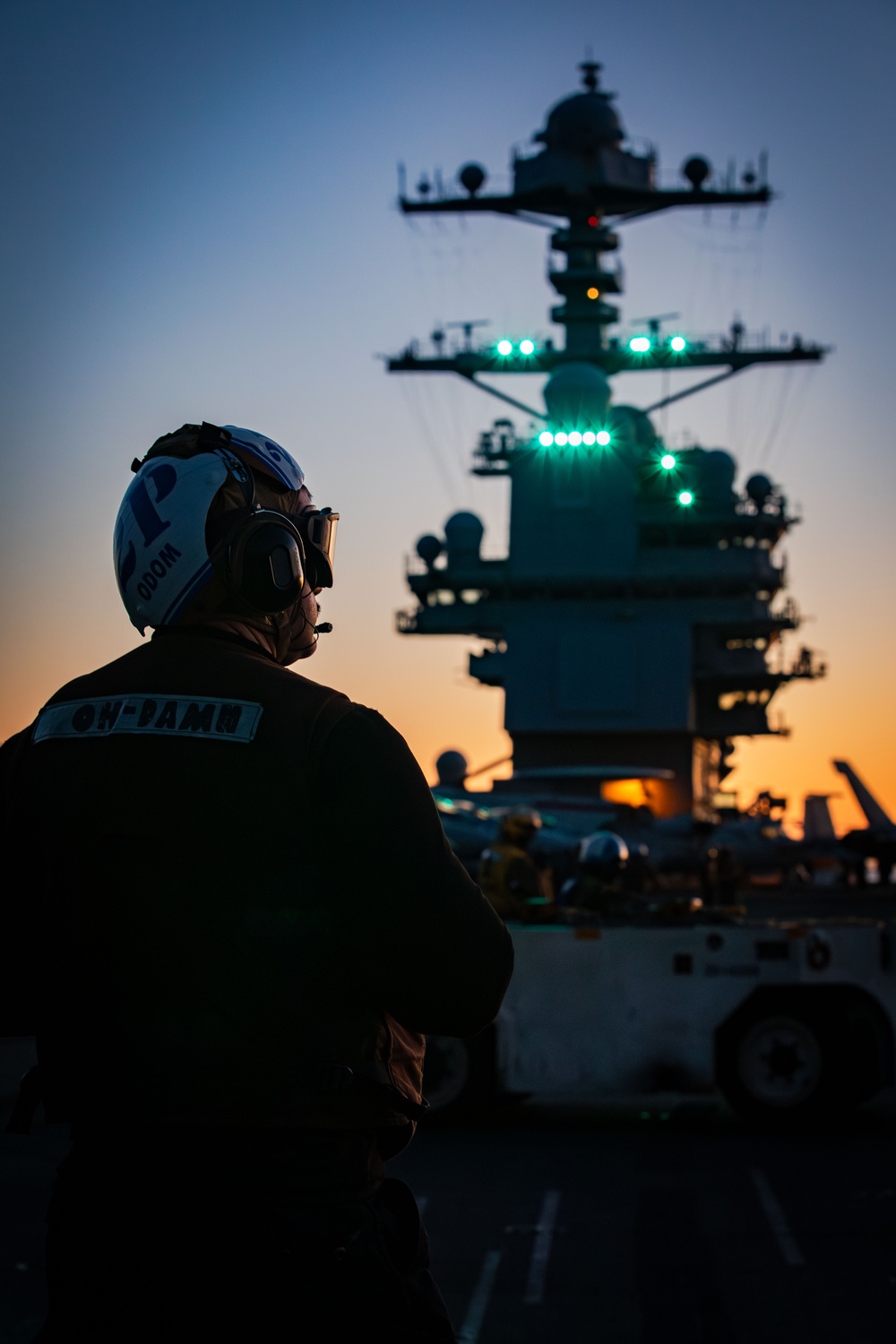 USS Gerald R. Ford (CVN 78) Twilight Flight Operations