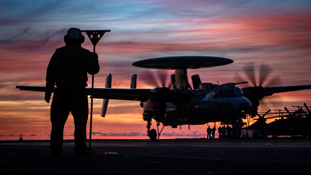 USS Gerald R. Ford (CVN 78) Twilight Flight Operations