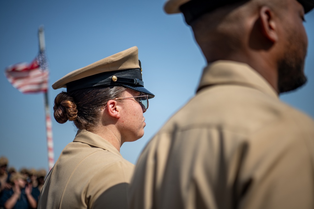 USS Gridley Chief Pinning