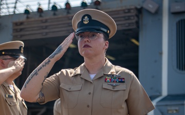 USS Gridley Chief Pinning