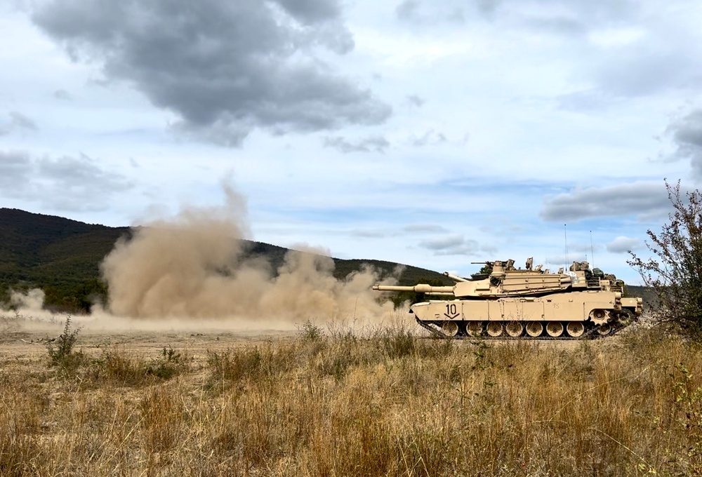 1st ABCT, 1st Infantry Division, M1A2 Abrams LFAST at Novo Selo Training Area
