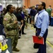 District of Columbia National Guard Recruiter visits with job seeker