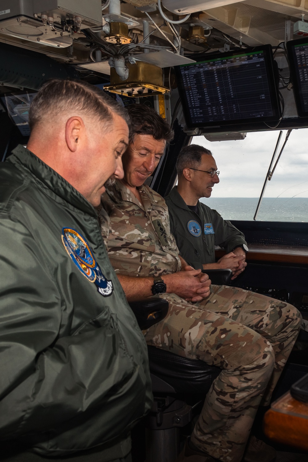 USS Gerald R. Ford (CVN 78) Hosts the British Royal Navy's 1st Sea Lord