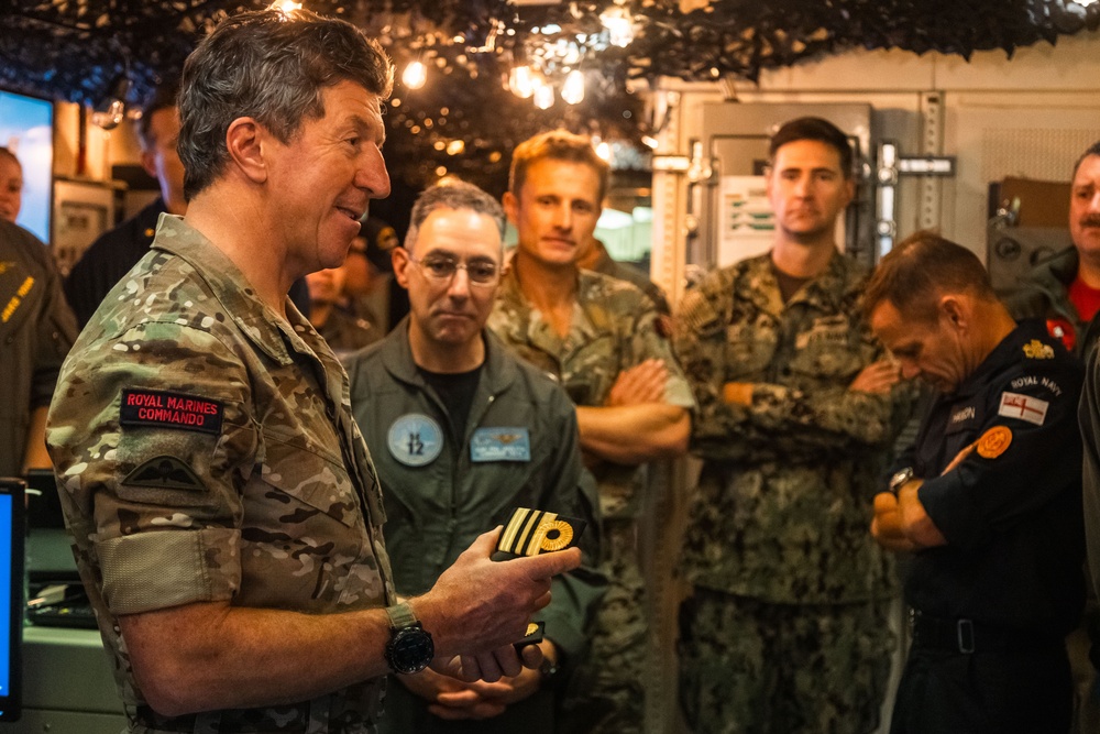 USS Gerald R. Ford (CVN 78) Hosts British Royal Navy's 1st Sea Lord
