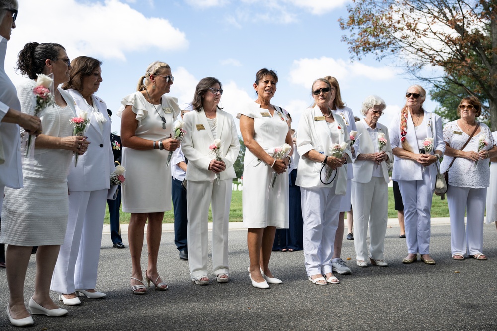 The Annual Gold Star Mother’s Day Commemoration is Held at Arlington National Cemetery