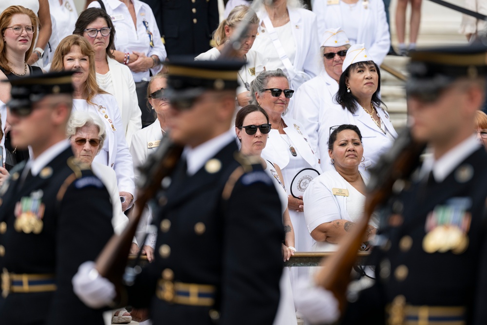 The Annual Gold Star Mother’s Day Commemoration is Held at Arlington National Cemetery