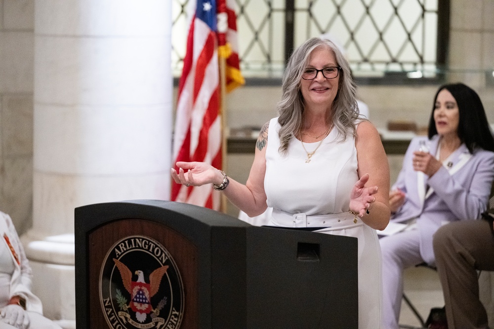 The Annual Gold Star Mother’s Day Commemoration is Held at Arlington National Cemetery