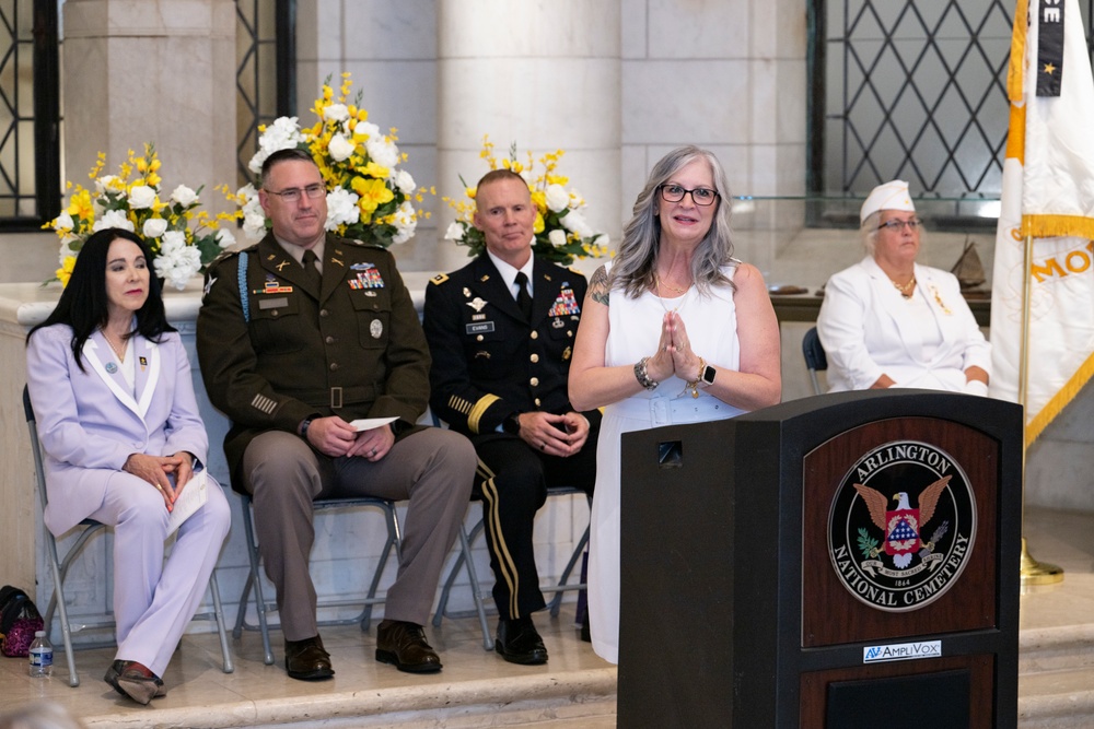 The Annual Gold Star Mother’s Day Commemoration is Held at Arlington National Cemetery