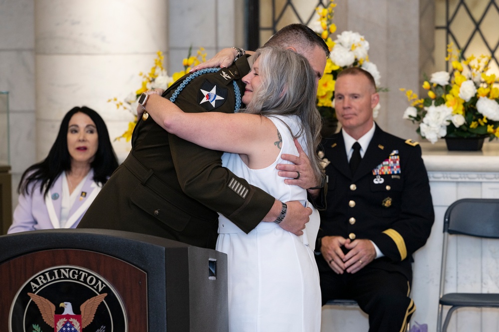 The Annual Gold Star Mother’s Day Commemoration is Held at Arlington National Cemetery