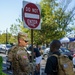 South Carolina Army National Guardsmen patrol with Guardsmen from the Georgia National Guard