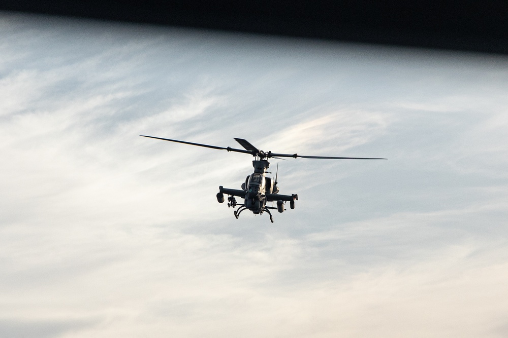22nd MEU(SOC) | UH-1Ys and AH-1Z Live Fire Exercise