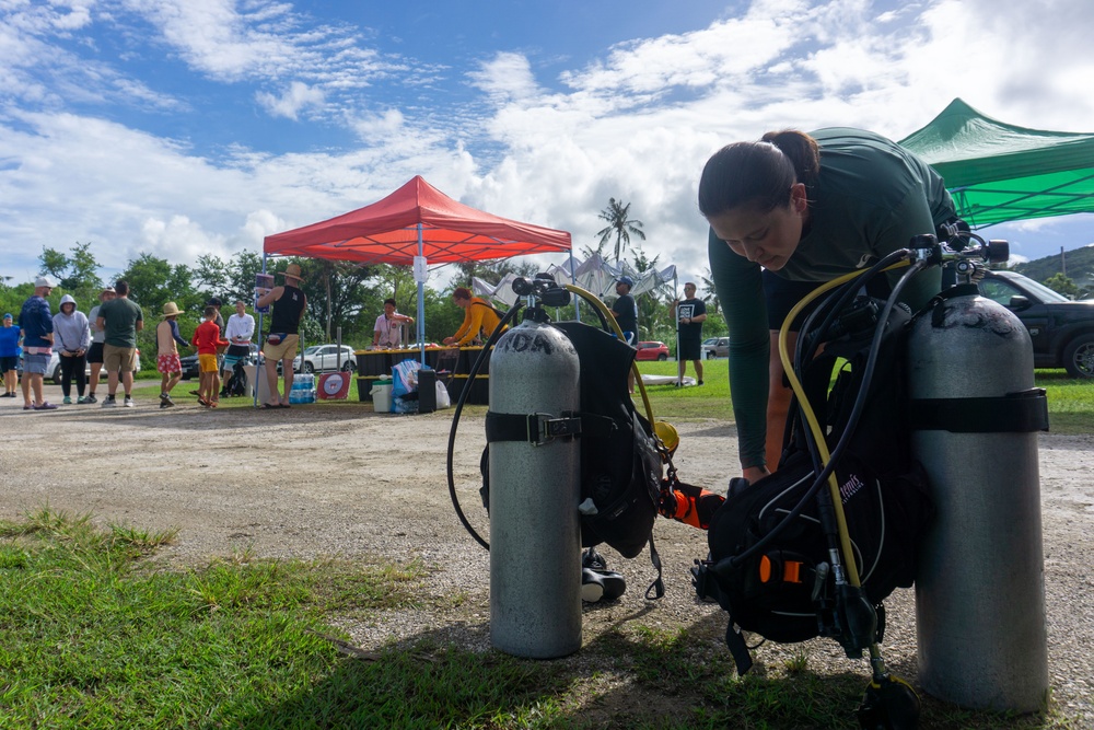 Village beautification goes headfirst into the ocean