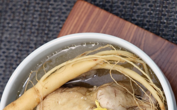 Members of 403rd AFSB took part in a samgyetang cooking class